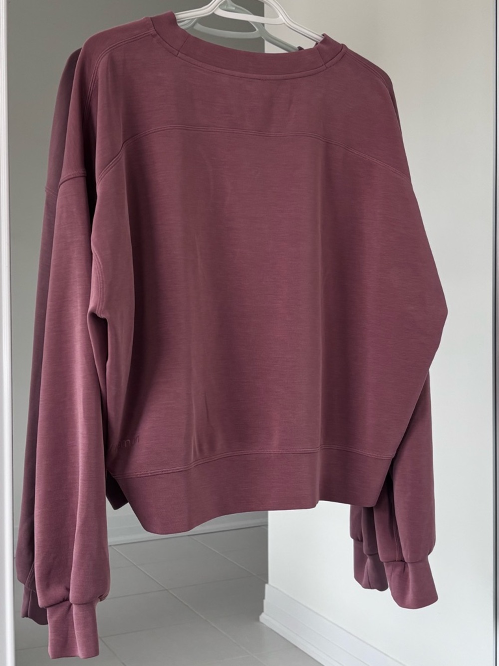 Lululemon Softstreme Perfectly Oversized Cropped Crew in Spiced Chai - Picture 2 of 5
